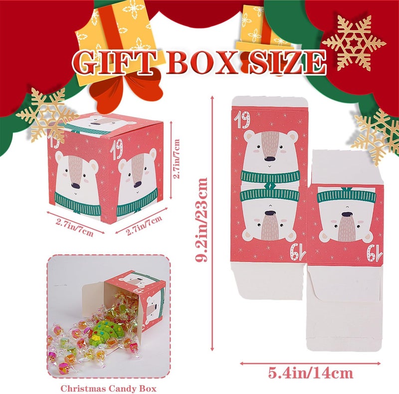 JWSCYSY 25 Pcs DIY Christmas Advent Calendar Boxes - Image 2